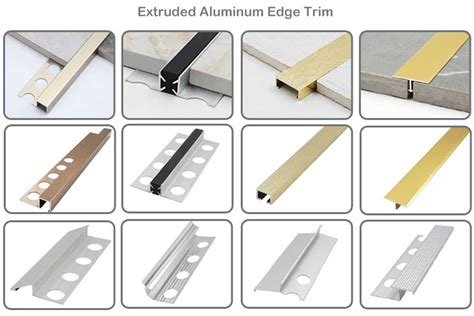 aluminum edge trim for sheet metal|10mm straight aluminum edge trim.